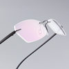 Wholesale fashion frameless glasses frame myopia Ultra Light super elastic TR90 colorful jelly men and women frame 720