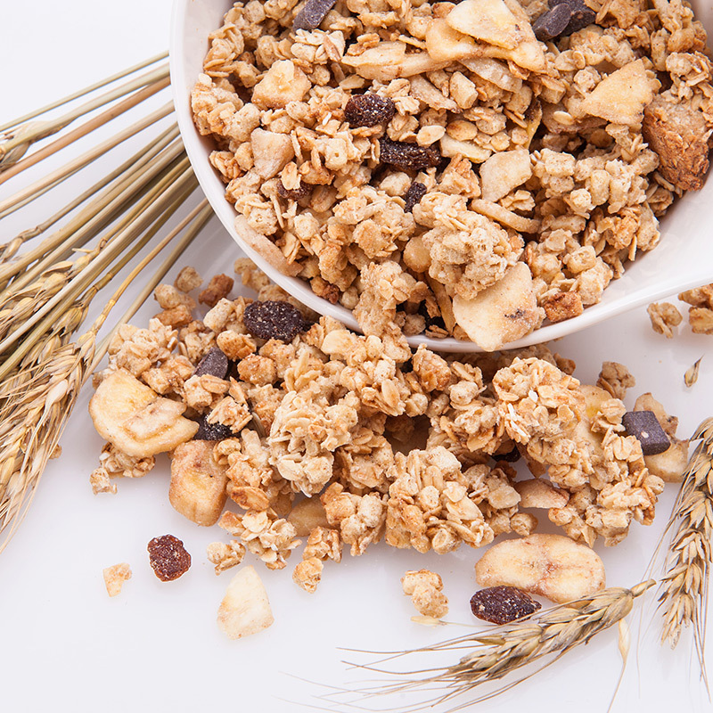 Sante European Poland imported dry crispy oatmeal instant mixed fruit breakfast instant drink-free coarse grain 350g