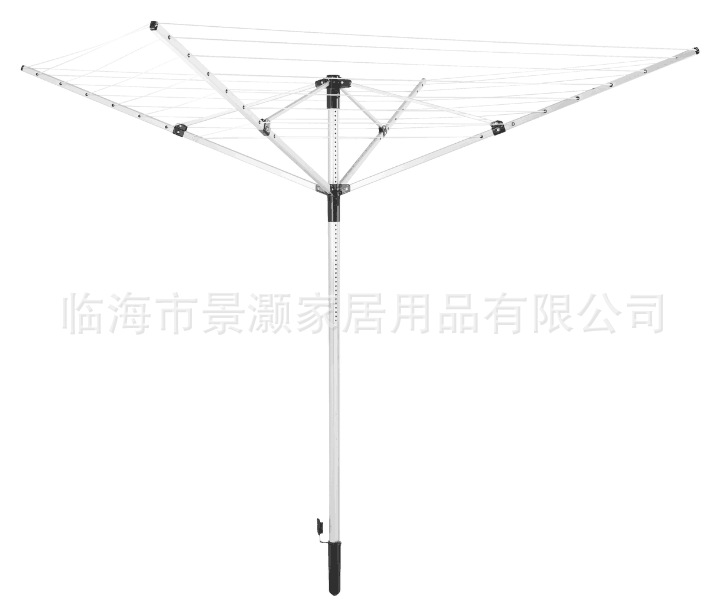 AMJ203 aluminum four-arm umbrella-shaped clothes dryer, drying rack, drying rack, drying rack