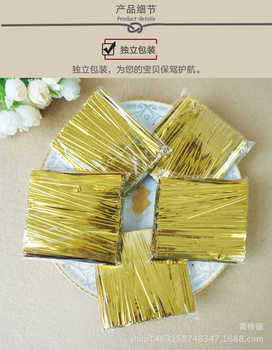 8cm Gold and Silver Tie Wire, Gift Tie Wire, Food Tie Rope