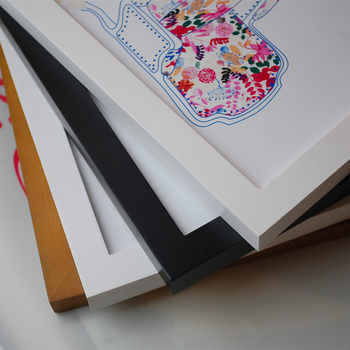 Solid wood wall-mounted wooden photo frame customization a4-inch 8-Open photo frame Logo rectangular paint photo frame customization wholesale