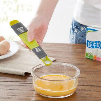 Kitchen eight scale spoon measuring spoon adjustable quantitative spoon gram spoon coffee measuring spoon Baking measuring spoon utensil