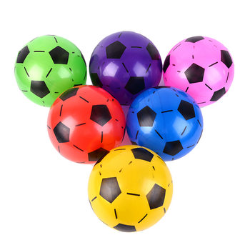 New Children's Toy Football Spray Series Smiley Face Ball Inflatable Cartoon Inflatable Football Beach Designated Gift Ball