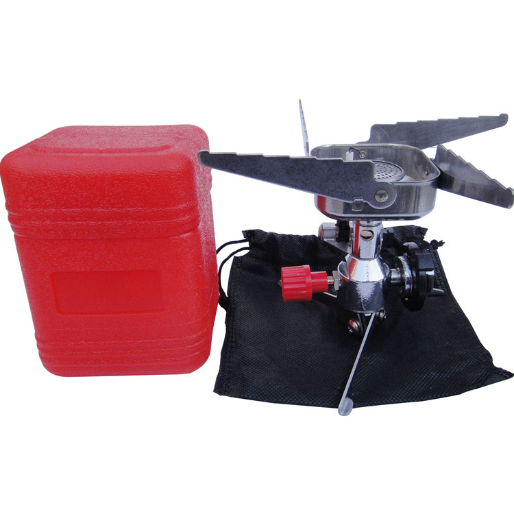 Outdoor integrated long gas tank interface stove windproof cooker card portable gas stove Amazon e