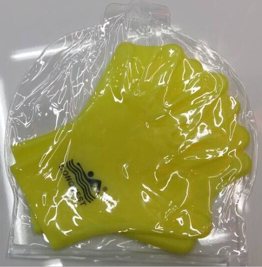 Silicone Webbed Diving Products Children's Adult Speed Swimming Aid Full Palm Webbed Duck Swimming Training Gloves Paddling