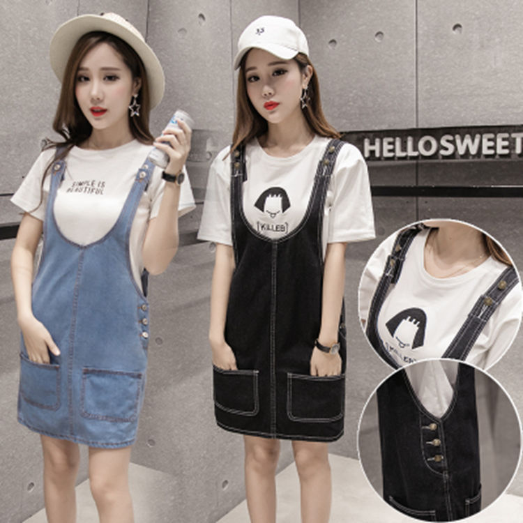 Plus Size Denim Overall Dress for Women Stylish and Flattering Design Casual Wear for Everyday Use Wholesale Available