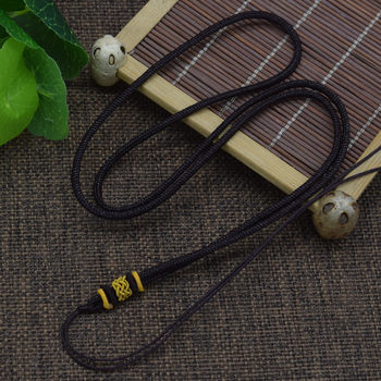 Jadeite Jade Buckle Special Hanging Rope Guanyin Buddha Pendant Rope Pixiu Lanyard Lanyard Lanyard Lanyard Jade Pendant Rope