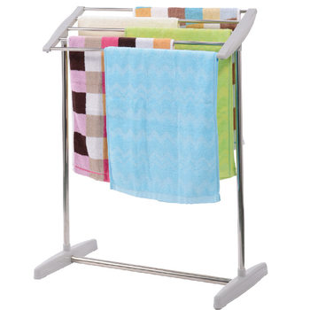 Factory mobile drying rack wholesale stainless steel floor mini drying rack towel rack foreign trade