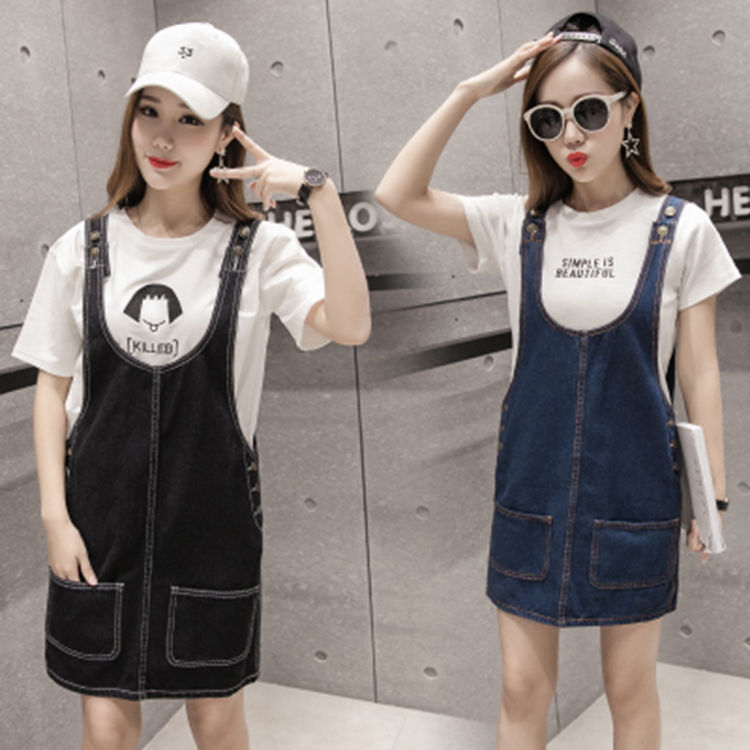 Plus Size Denim Overall Dress for Women Stylish and Flattering Design Casual Wear for Everyday Use Wholesale Available