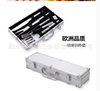 Manufacturer Supplies Combination Barbecue Tools Barbecue Shovel Aluminum Box Cloth Bag Go Set Grilling Tools Bbqbbq Utensils