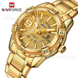 Мужские спортивные часы NAVIFORCE Lingxiang 9117, модные повседневные многофункциональные водонепроницаемые кварцевые часы, мужские часы
