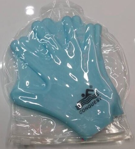 Silicone Webbed Diving Products Children's Adult Speed Swimming Aid Full Palm Webbed Duck Swimming Training Gloves Paddling