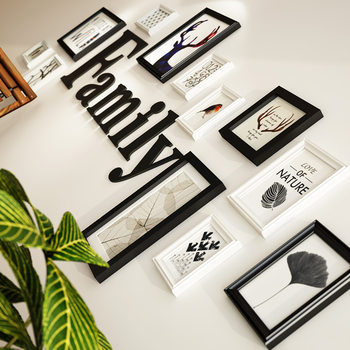 Free Shipping [Gold 0.9223] Can Sakov/Simple/Solid Wood Photo Frame Creative Photo Wall/Photo Frame Wall