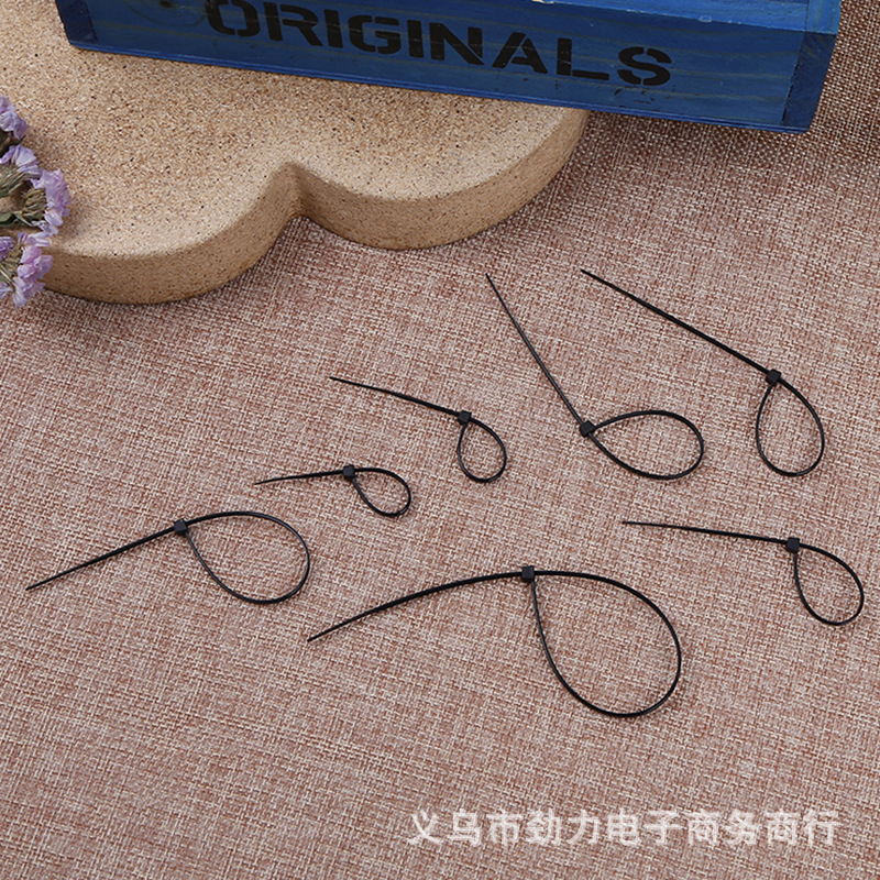 Factory Direct Supply Self-Locking International Nylon Cable Ties Silicone Coil Tying Data Cable Tying Coil Wholesale