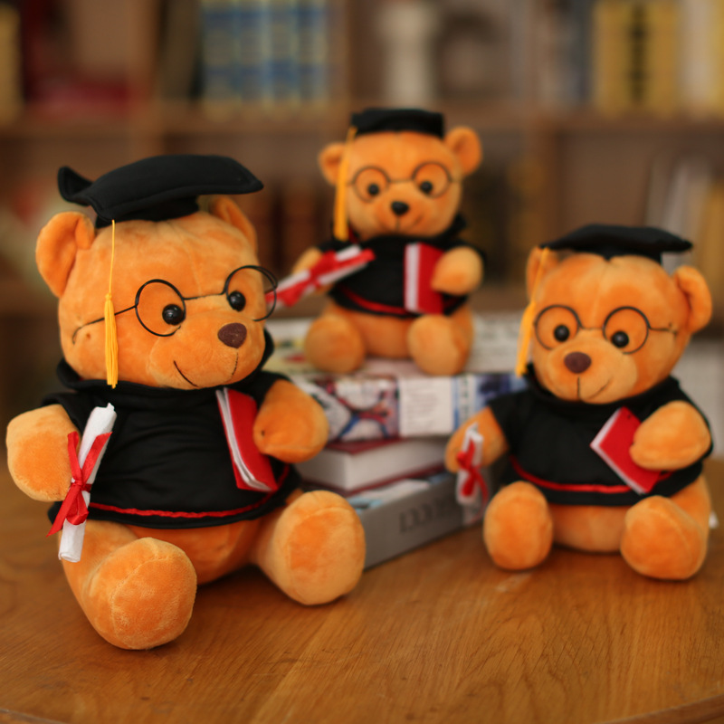 Doctor Bear Graduation Bear Plush Toy Doll Can Customize Sch...