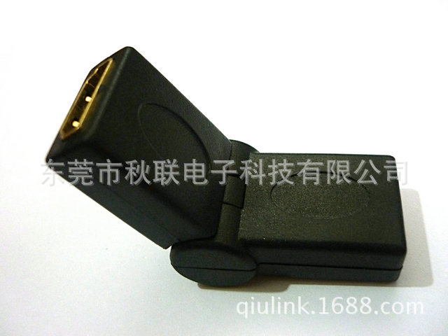 HDMI female to female 180 degrees swing standard 180 degrees HDMI conversion head female to female 180 degrees elbow