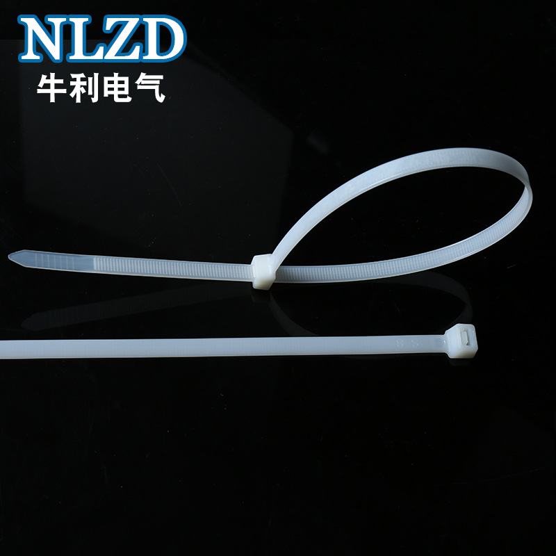 Factory direct Niuli cable tie 8*300 size 7.6*300mm plastic rope cable tie