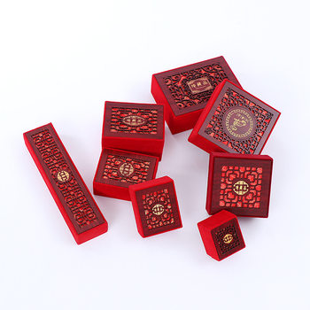 Exquisite hollow jewelry box jewelry box custom bracelet ring pendant gift jewelry box custom logo