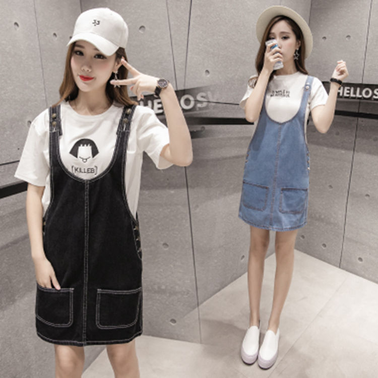 Plus Size Denim Overall Dress for Women Stylish and Flattering Design Casual Wear for Everyday Use Wholesale Available