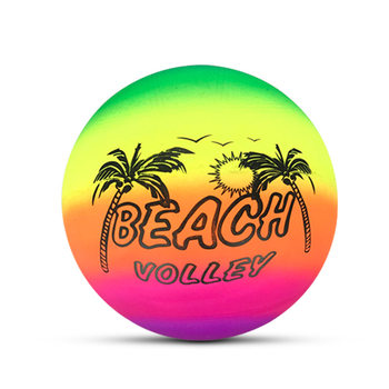9 inch large eco-friendly Rainbow Ball PVC ball children inflatable toy ball color pattern Volleyball Beach Ball