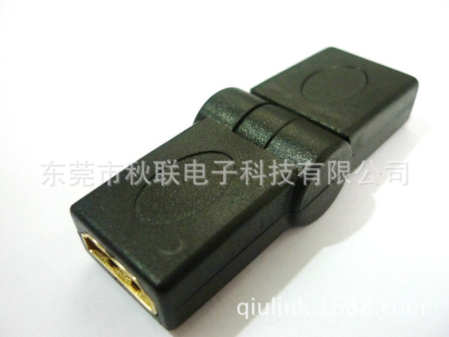 HDMI female to female 180 degrees swing standard 180 degrees HDMI conversion head female to female 180 degrees elbow