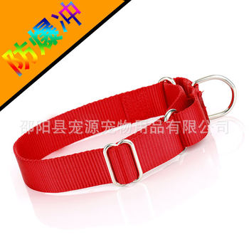 Pet source explosion-proof training collar pet dog collar medium and large dog training dog collar nylon collar