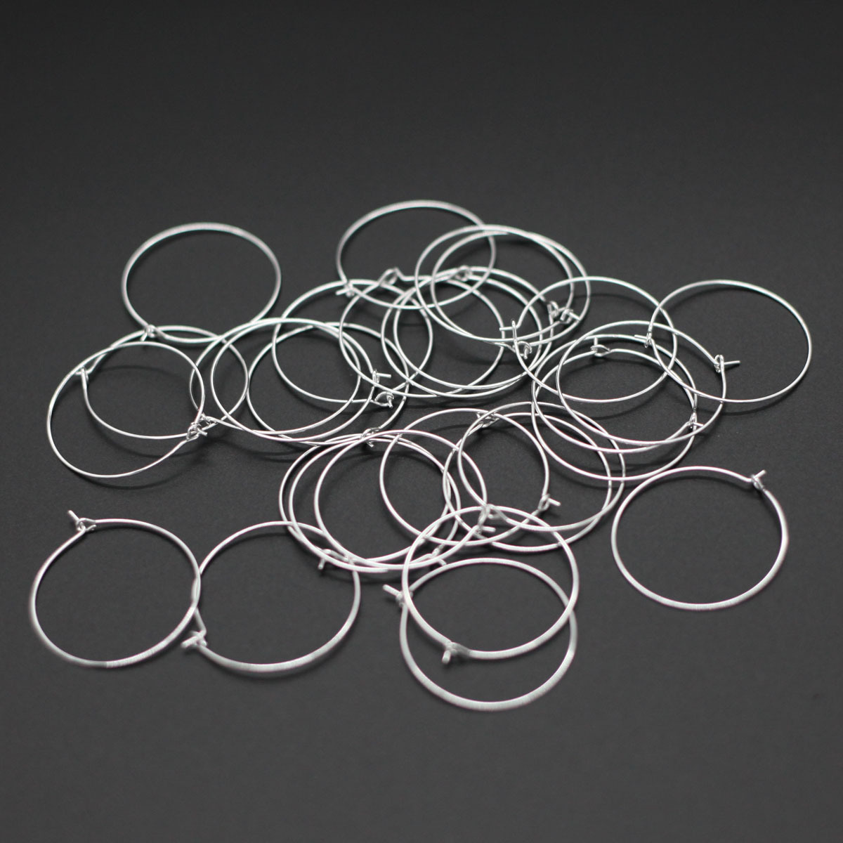 เครื่องประดับ DIY เครื่องประดับเก้าตัวอักษรต่างหูแก้วไวน์จี้...