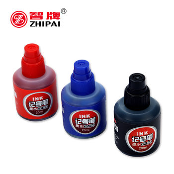 genuine goods Zhipai ZP-106 Marking Pen Ink Replenishment Liquid Box Head Pen Marking Water 20 ml Squeeze Type