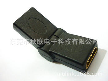 HDMI female to female 180 degrees swing standard 180 degrees HDMI conversion head female to female 180 degrees elbow