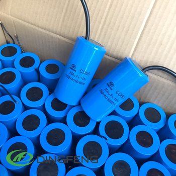 CD60 cable molded case capacitor 300uF 250V single phase motor start capacitor