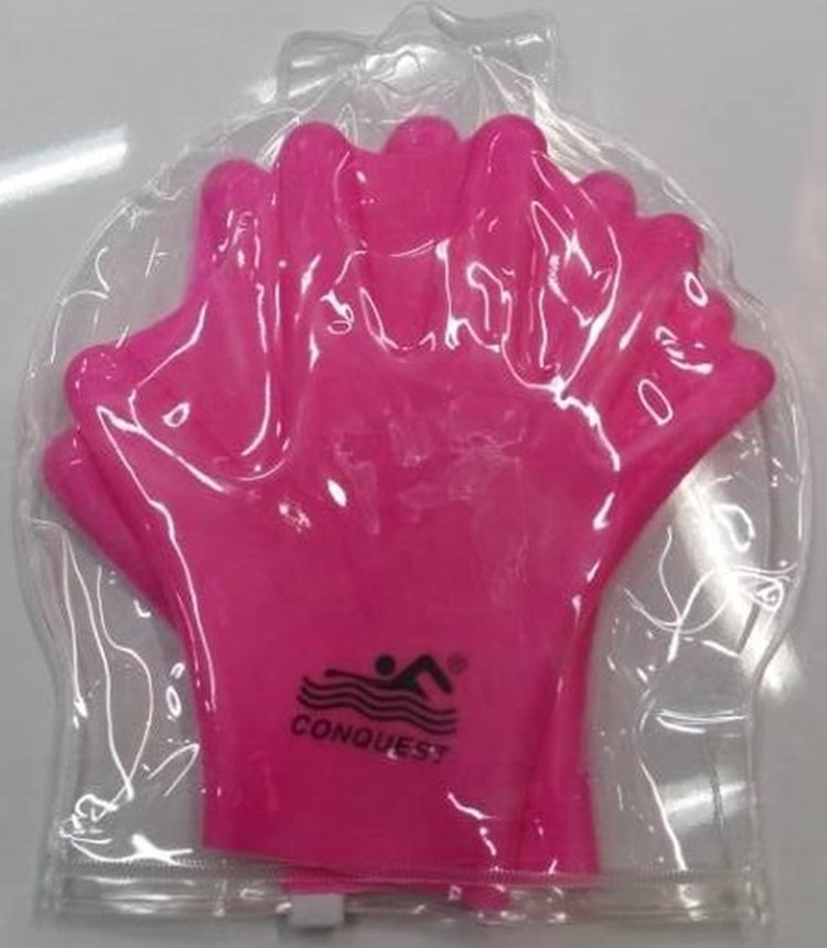 Silicone Webbed Diving Products Children's Adult Speed Swimming Aid Full Palm Webbed Duck Swimming Training Gloves Paddling