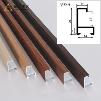 Covered Aluminum Alloy Picture Frame Photo Frame Line Profile Leather Line Decorative Photo Frame Chinese Painting Calligraphy and Painting Certificate Photo Frame