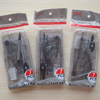 Cheap Sale High-quality Compass Set Full Set of Rulers Automatic Lead Rubber Set Drawing Tools for Students