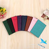 Factory wholesale English plain pu leather passport passport book bright multi-functional document protection cover