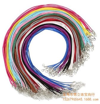 Cross-border leather rope color double-sided velvet necklace rope pendant rope diy accessories Korean velvet 3mm pendant rope