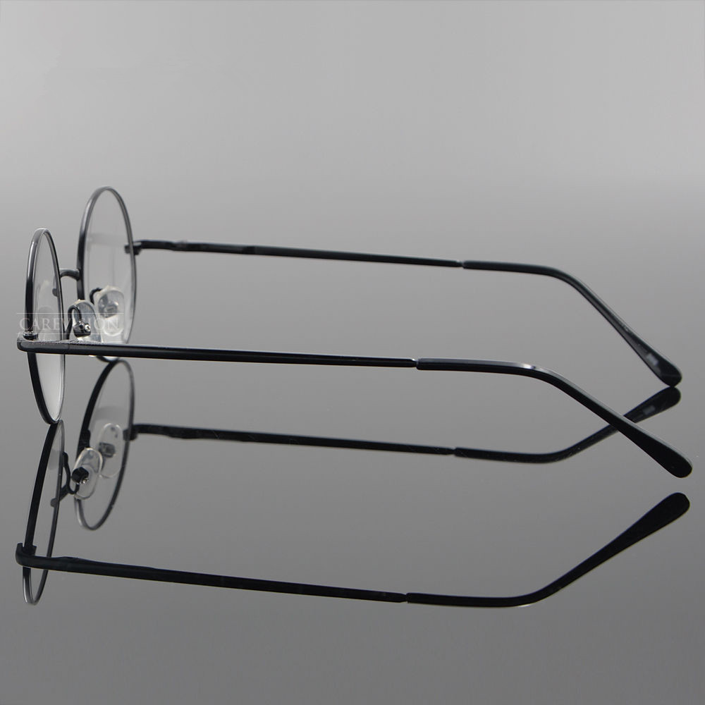 Retro Round Frame John Lennon Harry Potter Spring Temples Metal Prince Glasses Frame