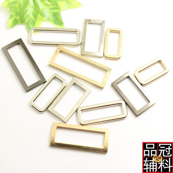 Metal Lip Buckle square buckle spot wholesale belt buckle shoe buckle luggage clothing accessories 2-5cm