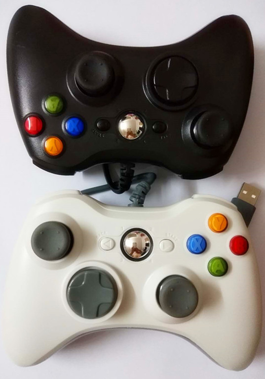 xbox360 appearance PC game handle USB PC wired game handle dual vibration factory direct sales