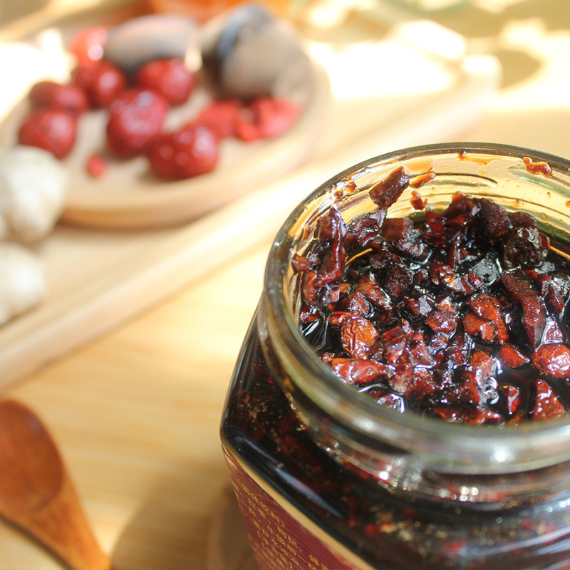 Jiaozuo Boai handmade Huaijiang sugar cream 520g brown sugar ginger tea red dates medlar old ginger mother Tea Ginger jujube cream