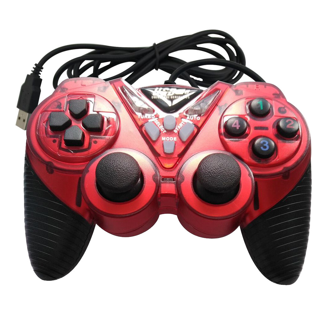 Manufacturers USB wired handle USB vibration handle PC computer wired handle multi-button function game handle