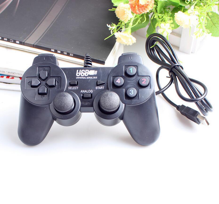 PS2外形游戏手柄 208USB有线手柄 PC电脑游戏控制器 游戏机配件