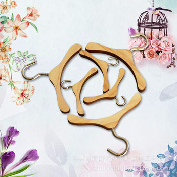 Bjd Clothes Hanger Wooden Ker Doll Clothes Hanger Barbie Small Doll Clothes Support Sharon Doll Solid Wood Clothes Hanger