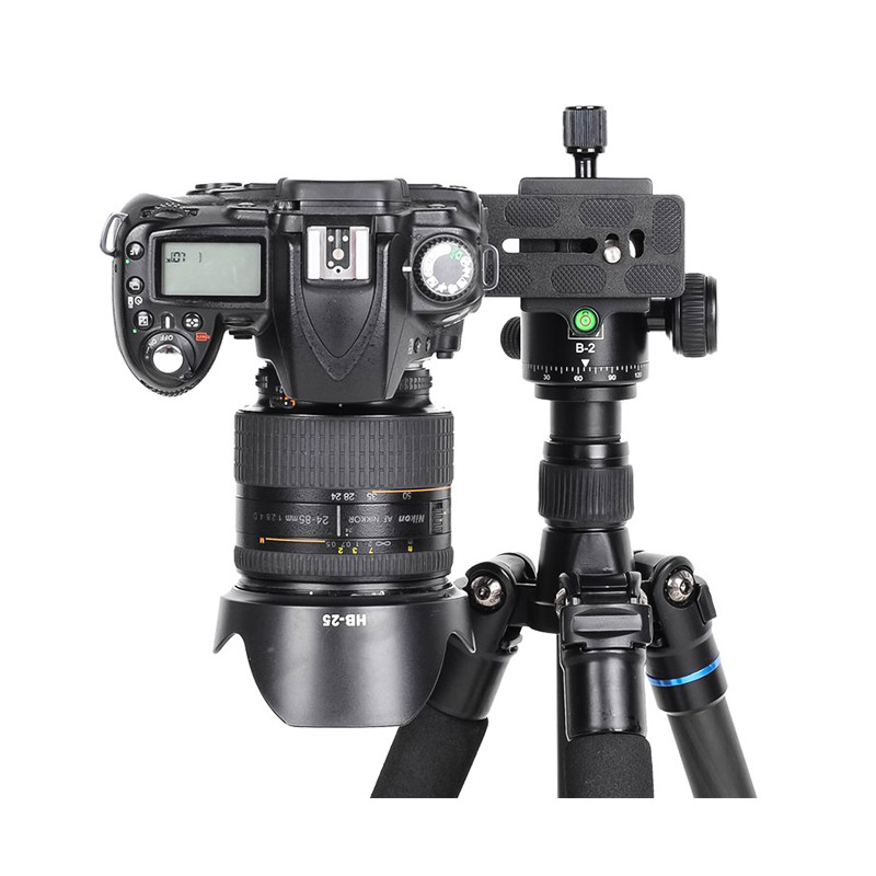 Aluminum alloy SLR camera universal quick-release board tripod head quick-release board Yajia PU double dovetail quick-release accessories