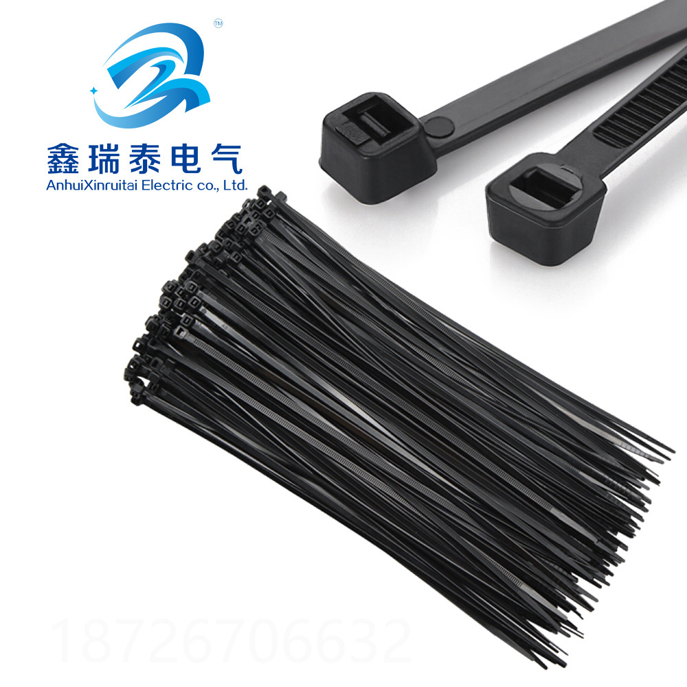 Wholesale nylon cable tie 5*650 self-locking cable tie plastic cable tie nylon black cable tie