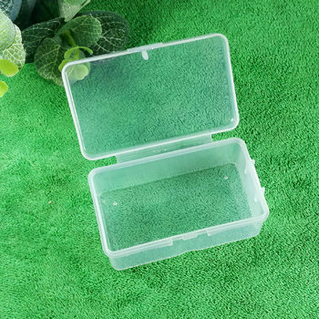 Factory spot plastic box transparent jewelry packaging box head rope PP storage box jewelry box wholesale
