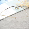 Men's and women's glasses frame pure titanium myopia glasses frame half frame retro glasses frame wholesale