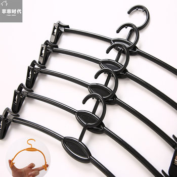 Bra hanger underwear hanger plastic ABS folding multifunctional underwear shop soft plastic bra underwear hanger clip