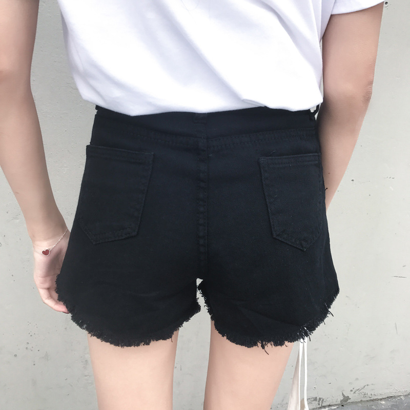 High Waisted Distressed Denim Shorts Vintage Chic Loose Fit Frayed Hem Casual Summer Wear for Women Wholesale