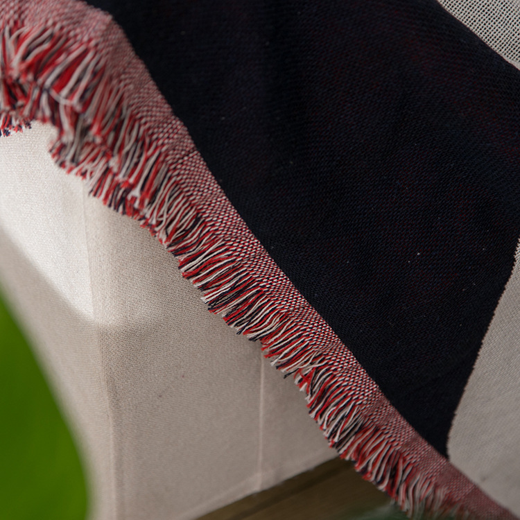 Retro nostalgic British flag double-sided sofa blanket thread blanket fashion cotton sofa cushion spot wholesale