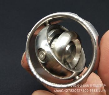 Metal fingertip gyroscope edc fingertip gyro decompression toy rotating balance black technology